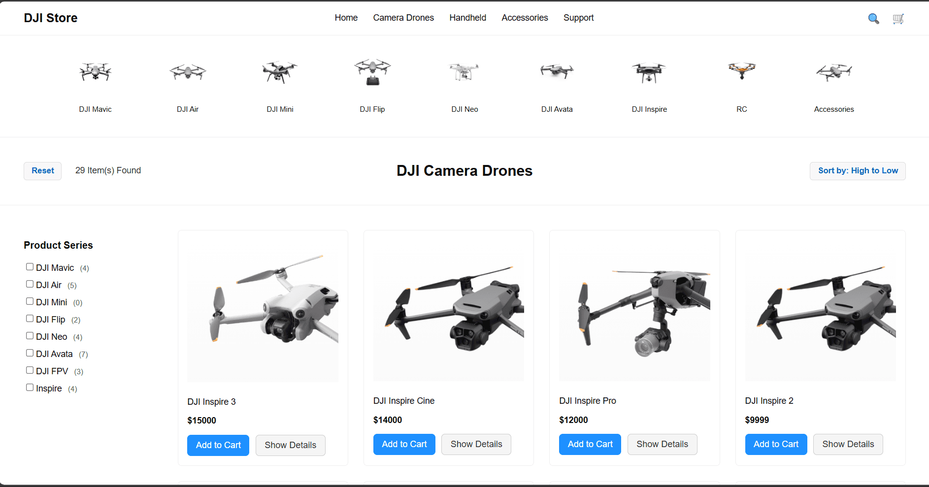 Project for Aepex Aerials